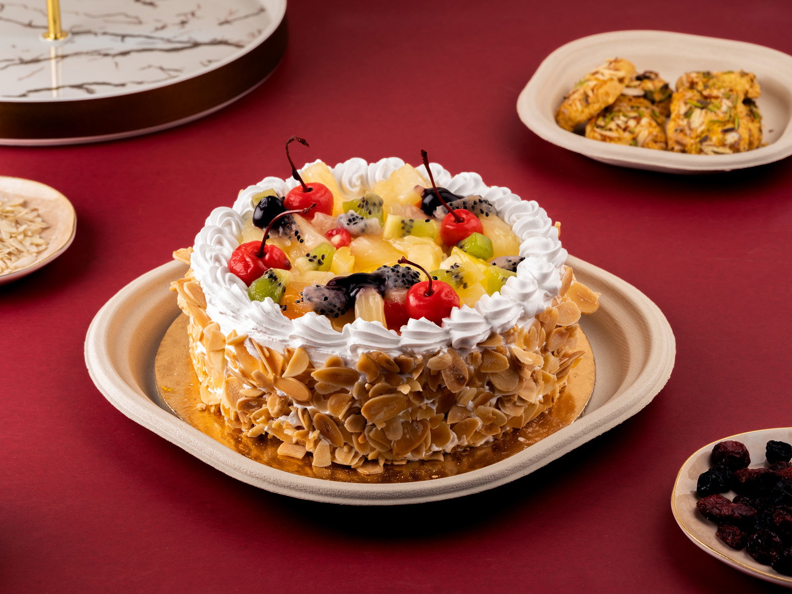 9 inch disposable bagasse plate
